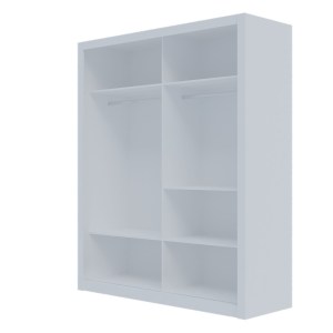 alpha-GR-REFLMIR-1-2957413 ΝΤΟΥΛΑΠΑ REFLEX ΛΕΥΚΗ ΜΕ ΚΑΘΡΕΦΤΗ 180X60X215CM