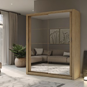 alpha-GR-REFLMIR-14681 ΝΤΟΥΛΑΠΑ REFLEX ΣΟΝΟΜΑ ΜΕ ΚΑΘΡΕΦΤΗ 180X60X215CM