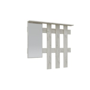 alpha-GR-RENOHANG-1-14700 ΚΡΕΜΑΣΤΡΑ RENO ΜΕ ΚΑΘΡΕΠΤΗ ΛΕΥΚΟ 100X10X90CM