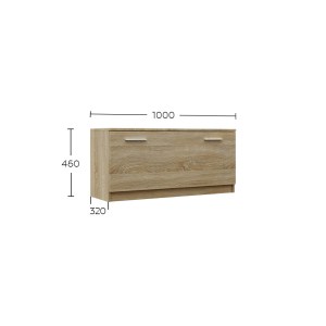alpha-GR-RENOSHOE-2957536 ΠΑΠΟΥΤΣΟΘΗΚΗ RENO ΣΟΝΟΜΑ 100X32X46CM