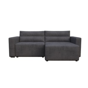 alpha-GR-SILV-M10-2957253 SILVER ΓΩΝΙΑΚΟΣ ΚΑΝΑΠΕΣ ΚΡΕΒΑΤΙ ΜΕ ΑΝΑΣΤΡΕΨΙΜΗ ΓΩΝΙΑ ΣΚΟΥΡΟ ΜΠΛΕ 245X148X94CM