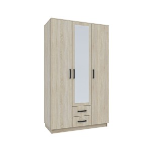 alpha-GR-SIM3D2D-817021 ΝΤΟΥΛΑΠΑ ΤΡΙΦΥΛΛΗ SIMPLE 3D2D ΣΟΝΟΜΑ 120X52X205CM