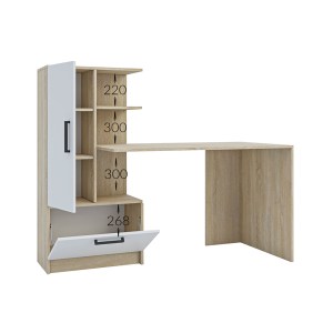 alpha-GR-STANDARDDESK-789155 ΓΡΑΦΕΙΟ STANDART ΣΟΝΟΜΑ ΛΕΥΚΟ 150X59X120ΕΚ