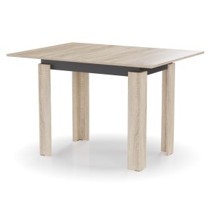 alpha-GR-TAB90-2-327588 ΤΡΑΠΕΖΙ ΕΠΕΚΤΕΙΝΟΜΕΝΟ ΚΟΥΖΙΝΑΣ FAMILY ΣΟΝΟΜΑ-ΑΝΘΡΑΚΙ 90X60X77CM