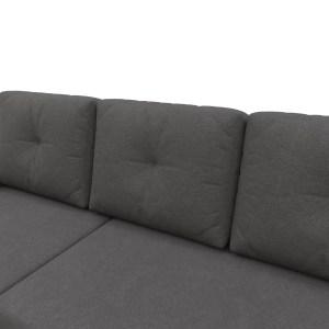 alpha-GR-TRIUM-M14-2957444 TRIUMPH ΓΩΝΙΑΚΟΣ ΚΑΝΑΠΕΣ ΚΡΕΒΑΤΙ ΜΕ ΑΝΑΣΤΡΕΨΙΜΗ ΓΩΝΙΑ ΓΚΡΙ 241X147X94CM