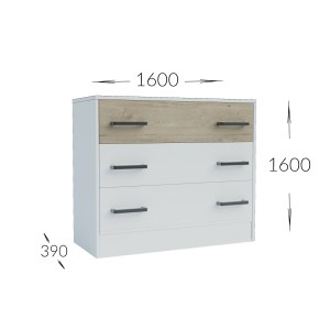 alpha-GR-VIVA3S-1-794810 ΣΥΡΤΑΡΙΕΡΑ VIVA ΛΕΥΚΟ-ΣΟΝΟΜΑ 90X39X75CM