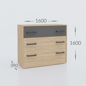 alpha-GR-VIVA3S-794808 ΣΥΡΤΑΡΙΕΡΑ VIVA ΧΡΥΣΟ ΔΡΥΣ-ΓΡΑΦΙΤΗ 90X39X75CM