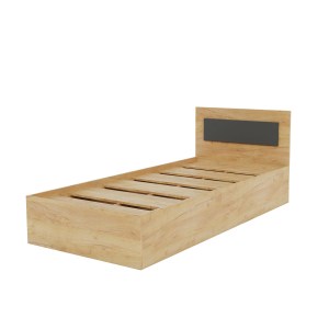 alpha-GR-VIVABED90-2957548 ΚΡΕΒΑΤΙ VIVA ΧΡΥΣΟ ΔΡΥΣ-ΓΡΑΦΙΤΗΣ 90X200CM