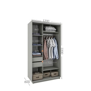 alpha-GR-W12012-2740133 ΝΤΟΥΛΑΠΑ DIAMONT ΣΟΝΟΜΑ 120X60X220CM