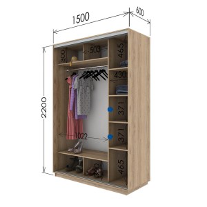 alpha-GR-W15011-18629 ΝΤΟΥΛΑΠΑ DIAMONT ΛΕΥΚΟ 150X60X220CM