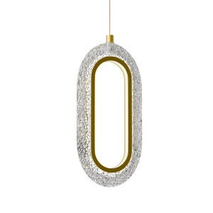 alpha-HU-HJ2179-6336 ΦΩΤΙΣΤΙΚΟ ΚΡΕΜΑΣΤΟ LED 12W 4000K ΧΡΥΣΟ 12X4X120CM