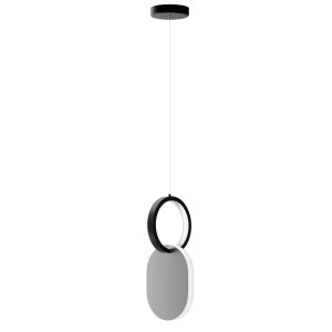 alpha-HU-HJ2181-1D-30513 ΦΩΤΙΣΤΙΚΟ ΚΡΕΜΑΣΤΟ SYMMETRIC 1D LED 15W 4000K ΝΙΚΕΛ ΜΑΤ Φ15X120CM