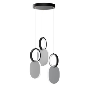 alpha-HU-HJ2181-1G-256252 ΦΩΤΙΣΤΙΚΟ ΚΡΕΜΑΣΤΟ SYMMETRIC 1G LED 45W ΝΙΚΕΛ ΜΑΤ Φ25X120CM