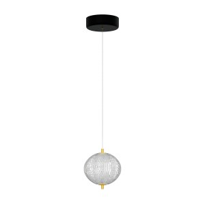 alpha-HU-HJ6059-A-6432 ΦΩΤΙΣΤΙΚΟ ΚΡΕΜΑΣΤΟ LED 15W 4000K ΧΡΥΣΟ 15X15X120CM