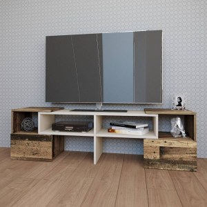 alpha-IR-ORNETV-1324 ΕΠΙΠΛΟ ΤΗΛΕΟΡΑΣΗΣ ORNE ΚΑΦΕ ΜΕ ΛΕΥΚΟ 141X32X39CM