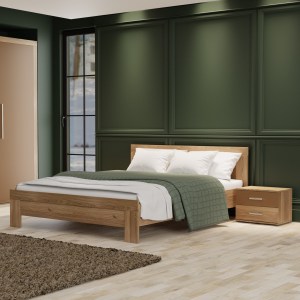 alpha-JULIET160-1340 ΚΡΕΒΑΤΙ JULIET ΔΙΠΛΟ ΜΕ ΤΑΒΛΕΣ ΧΡΥΣΟΣ ΔΡΥΣ 160X200CM