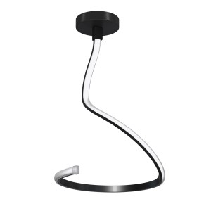 alpha-LED-8CBLACK-18743 ΦΩΤΙΣΤΙΚΟ ΟΡΟΦΗΣ CEIL LED 12W 4000K 880LM Φ24X38CM