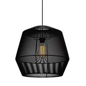 alpha-MEC-80347BLACK-3910 ΚΡΕΜΑΣΤΟ ΜΟΝΟΦΩΤΟ ΦΩΤΙΣΤΙΚΟ ΜΑΥΡΟ 803 Ε27 Φ39X120CM