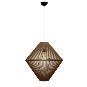 alpha-MEC-80550BROWN-12280 ΚΡΕΜΑΣΤΟ ΜΟΝΟΦΩΤΟ ΦΩΤΙΣΤΙΚΟ 805 Ε27 Φ50X130CM