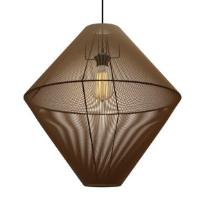 alpha-MEC-80550BROWN-1964802 ΚΡΕΜΑΣΤΟ ΜΟΝΟΦΩΤΟ ΦΩΤΙΣΤΙΚΟ 805 Ε27 Φ50X130CM
