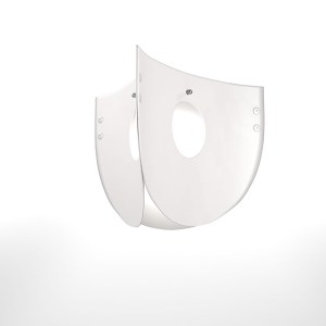 alpha-MED-10270-15025 ΦΩΤΙΣΤΙΚΟ ΚΡΕΜΑΣΤΟ CHIOS ΜΟΝΟΦΩΤΟ ΛΕΥΚΟ (PP-PVC) Ε27 58X58X80CM