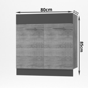 alpha-SO-AD80S-13890 ALINA ΚΑΤΩ ΝΤΟΥΛΑΠΙ ΝΕΡΟΧΥΤΗ 80X44,5X85CM ΣΟΝΟΜΑ-ΜΟΚΚΑ