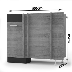alpha-SO-ADU100-13893 ALINA ΚΑΤΩ ΝΤΟΥΛΑΠΙ ΓΩΝΙΑΣ 100X44.5X85ΕΚ SONOMA-MOCCA
