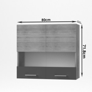 alpha-SO-AV80G-13915 ALINA ΠΑΝΩ ΝΤΟΥΛΑΠΙ ΜΕ ΤΖΑΜΙ 80X30,5X71,8ΕΚ ΣΟΝΟΜΑ-ΜΟΚΚΑ