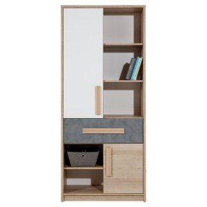 alpha-SO-AYGO2D1DR-3874 ΝΤΟΥΛΑΠΑ AYGO ΣΟΝΟΜΑ-ΛΕΥΚΟ 83.1X39.6X192CM