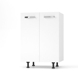 alpha-SO-CD60W-2241 CHARLOTΤE ΚΑΤΩ ΝΤΟΥΛΑΠΙ 60X46.5X82ΕΚ ΜΕ ΜΕΤΑΛΛΙΚΑ ΧΕΡΟΥΛΙΑ ΛΕΥΚΟ