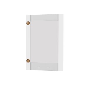 alpha-SO-CV50G-1R-16339 ΑΝΩ ΠΟΡΤΑΚΙ-ΤΖΑΜΙ ΔΕΞΙ CHARLOTTE ΛΕΥΚΟ 50X71.8X1.6CM