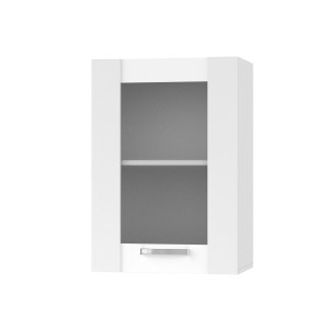 alpha-SO-CV50GW-L-2272 CHARLOTΤE ΠΑΝΩ ΝΤΟΥΛΑΠΙ ΜΕ ΤΖΑΜΙ ΑΡΙΣΤΕΡΟ 50X30.5X71.8ΕΚ ΜΕ ΜΕΤΑΛΛΙΚΑ ΧΕΡΟΥΛΙΑ ΛΕΥΚΟ