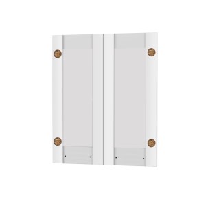 alpha-SO-CV60G-1-16345 ΑΝΩ ΠΟΡΤΑΚΙΑ-ΤΖΑΜΙ CHARLOTTE ΛΕΥΚΟ 60X71.8X1.6CM