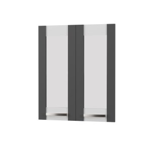alpha-SO-CV60G-3-3443 ΑΝΩ ΠΟΡΤΑΚΙΑ-ΤΖΑΜΙ CHARLOTTE ΓΡΑΦΙΤΗΣ 60X71.8X1.6CM