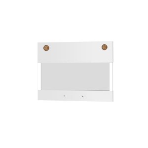 alpha-SO-CVA60G-1-16357 ΑΝΩ ΠΟΡΤΑΚΙ-ΤΖΑΜΙ ΑΠΟΡΡΟΦΗΤΗΡΑ CHARLOTTE ΛΕΥΚΟ 60X45X1.6CM