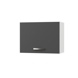 alpha-SO-CVA60GR-2288 CHARLOTΤE ΝΤΟΥΛΑΠΙ ΑΠΟΡΡΟΦΗΤΗΡΑ 60X30.5X45ΕΚ ΜΕ ΜΕΤΑΛΛΙΚΑ ΧΕΡΟΥΛΙΑ ΓΡΑΦΙΤΗ