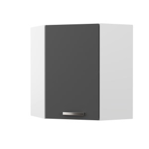 alpha-SO-CVU60GR-2292 CHARLOTΤE ΠΑΝΩ ΝΤΟΥΛΑΠΙ ΓΩΝΙΑΣ 60X60X71.8ΕΚ ΜΕ ΜΕΤΑΛΛΙΚΑ ΧΕΡΟΥΛΙΑ ΓΡΑΦΙΤΗΣ