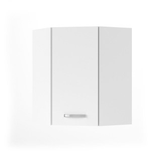 alpha-SO-CVU60W-2294 CHARLOTΤE ΠΑΝΩ ΝΤΟΥΛΑΠΙ ΓΩΝΙΑΣ 60X60X71.8ΕΚ ΜΕ ΜΕΤΑΛΛΙΚΑ ΧΕΡΟΥΛΙΑ ΛΕΥΚΟ
