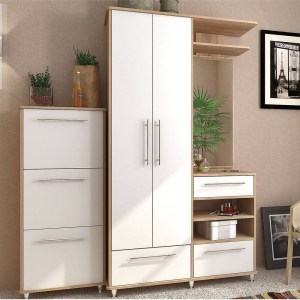 alpha-SO-NIAGARASETWHITE-2340 ΣΕΤ ΕΙΣΟΔΟΥ 2 ΤΕΜ 171X37.5X198ΕΚ ΛΕΥΚΟ-SONOMA