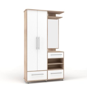 alpha-SO-NIPBSETWH-14876 ΣΕΤ ΕΙΣΟΔΟΥ-ΧΩΛ NIAG 580 113X37.5X198ΕΚ ΛΕΥΚΟ-ΣΟΝΟΜΑ