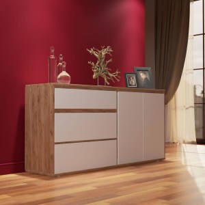 alpha-SO-NITRO2D3DRW-18434 ΜΠΟΥΦΕΣ NITRO SOFT ΛΕΥΚΟ ΜΕ ΒΕΛΑΝΙΔΙΑ 160X40X80CM