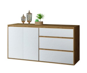 alpha-SO-NITRO2D3DRW-18476 ΜΠΟΥΦΕΣ NITRO SOFT ΛΕΥΚΟ ΜΕ ΒΕΛΑΝΙΔΙΑ 160X40X80CM