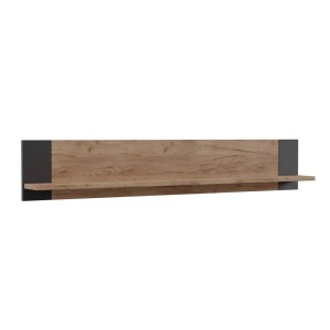 alpha-SO-OLDSHELF-2350 ΡΑΦΙ ΤΟΙΧΟΥ OLD WOOD ΧΡΥΣΟΣ ΔΡΥΣ ΜΕ ΜΑΥΡΟ 115.6X17.6X20ΕΚ