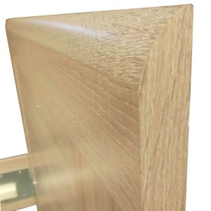 alpha-SOLO160-15803 ΚΡΕΒΑΤΙ SOLO ΔΙΠΛΟ ΜΕ ΤΑΒΛΕΣ SONOMA 160X200CM