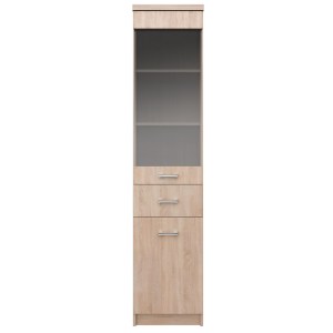 alpha-TO-1D1W1S-2497 ΒΙΤΡΙΝΑ ΜΟΝΟΦΥΛΛΗ TOP MIX 1D1W1S 40X33X183ΕΚ ΣΟΝΟΜΑ ΜΕ ΣΥΡΤΑΡΙ