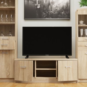 alpha-TO-2DTV-16702 ΕΠΙΠΛΟ TV 120X42X46ΕΚ SONOMA ΜΕ ΔΥΟ ΝΤΟΥΛΑΠΙΑ