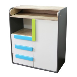 alpha-TO-ALEX1D3S-2642 ALEX 84X37X94ΕΚ (ΑΛΛΑΞΙΕΡΑ ΜΩΡΟΥ) ΓΡΑΦΙΤΗΣ-ΣΟΝΟΜΑ-ΛΕΥΚΟ ΜΕ ΣΥΡΤΑΡΙΑ