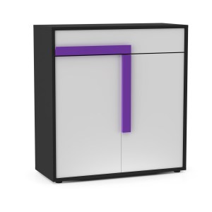 alpha-TO-ALEX2D1S-15383 ΚΟΜΟΤΑ ΝΤΟΥΛΑΠΙ ALEX 84X36X87ΕΚ ΓΡΑΦΙΤΗΣ-ΛΕΥΚΟ