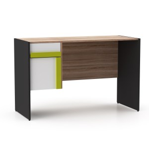 alpha-TO-ALEXDESK60-16070 ΓΡΑΦΕΙΟ ALEX ΓΡΑΦΙΤΗΣ-ΛΕΥΚΟ-ΣΟΝΟΜΑ 124X60X76ΕΚ