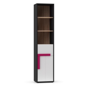 alpha-TO-ALEXSH1D-16078 ΡΑΦΙΕΡΑ ALEX 44X36X194ΕΚ ΓΡΑΦΙΤΗΣ-ΛΕΥΚΟ-ΣΟΝΟΜΑ